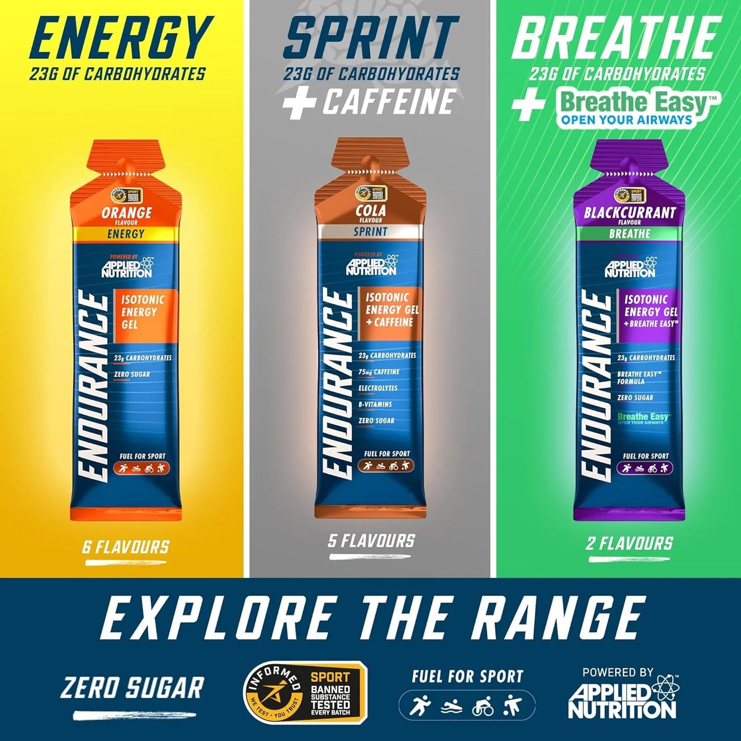 Isotonic Energy Gels Variety Pack (6 gélt tartalmazó doboz)