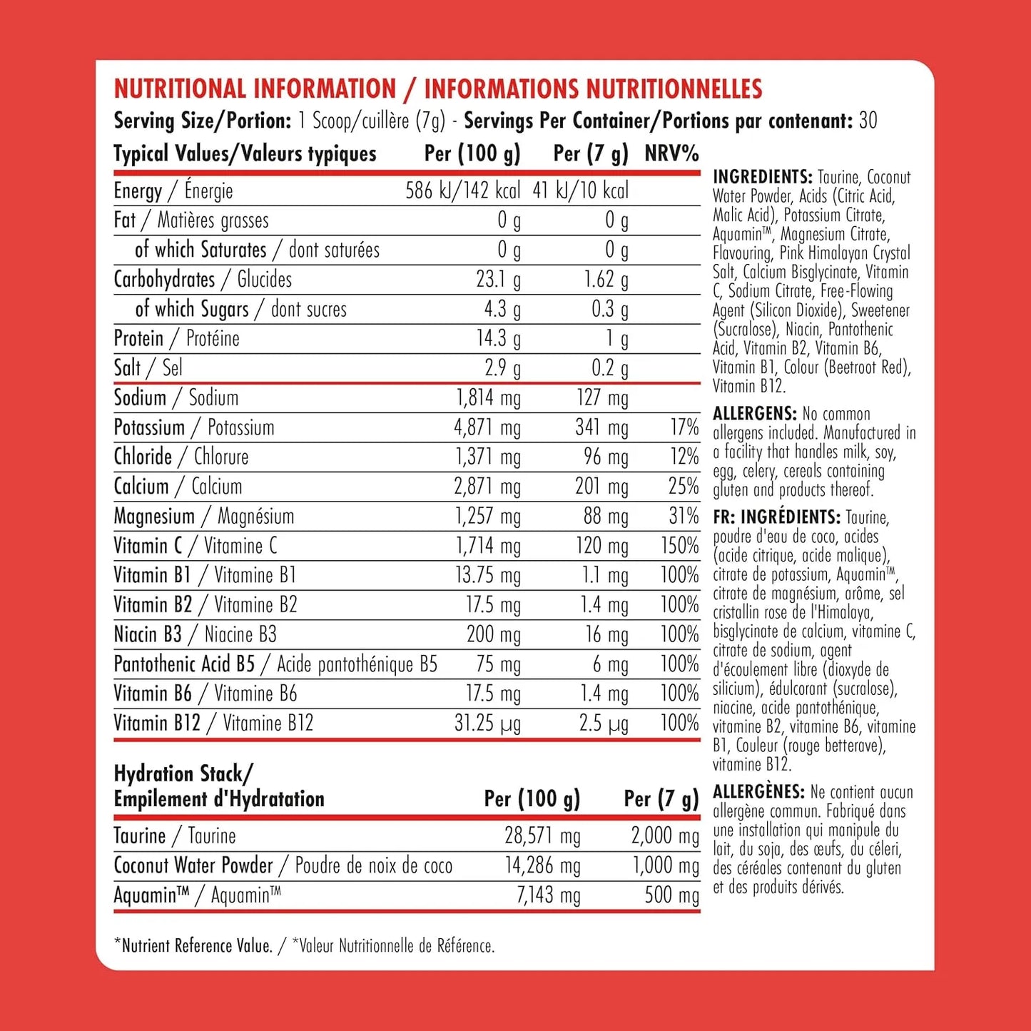 BodyFuel™ Hydration Electrolyte & Vitamin Powder