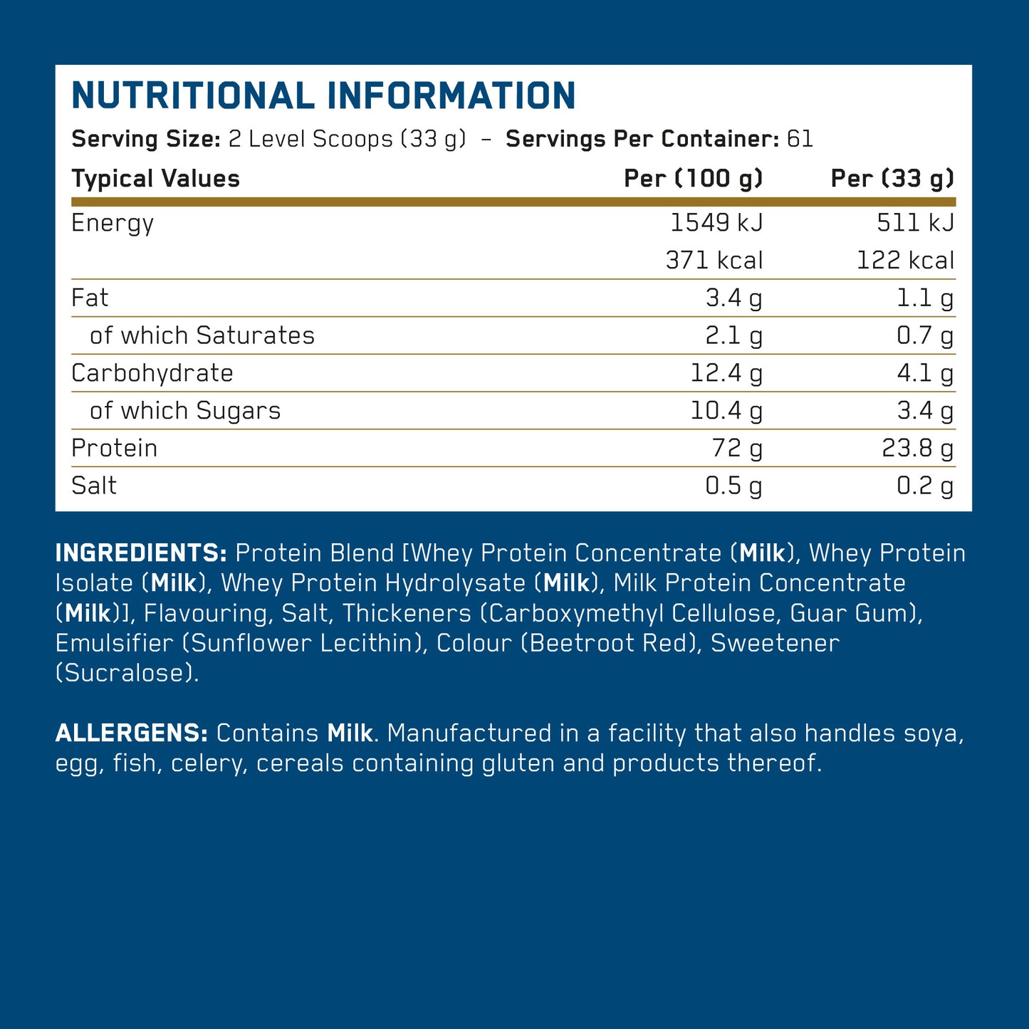 Critical Whey Protein