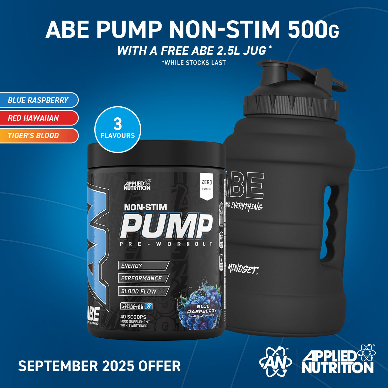 ABE Pump - Zero Stim Pre-Workout (500 g)