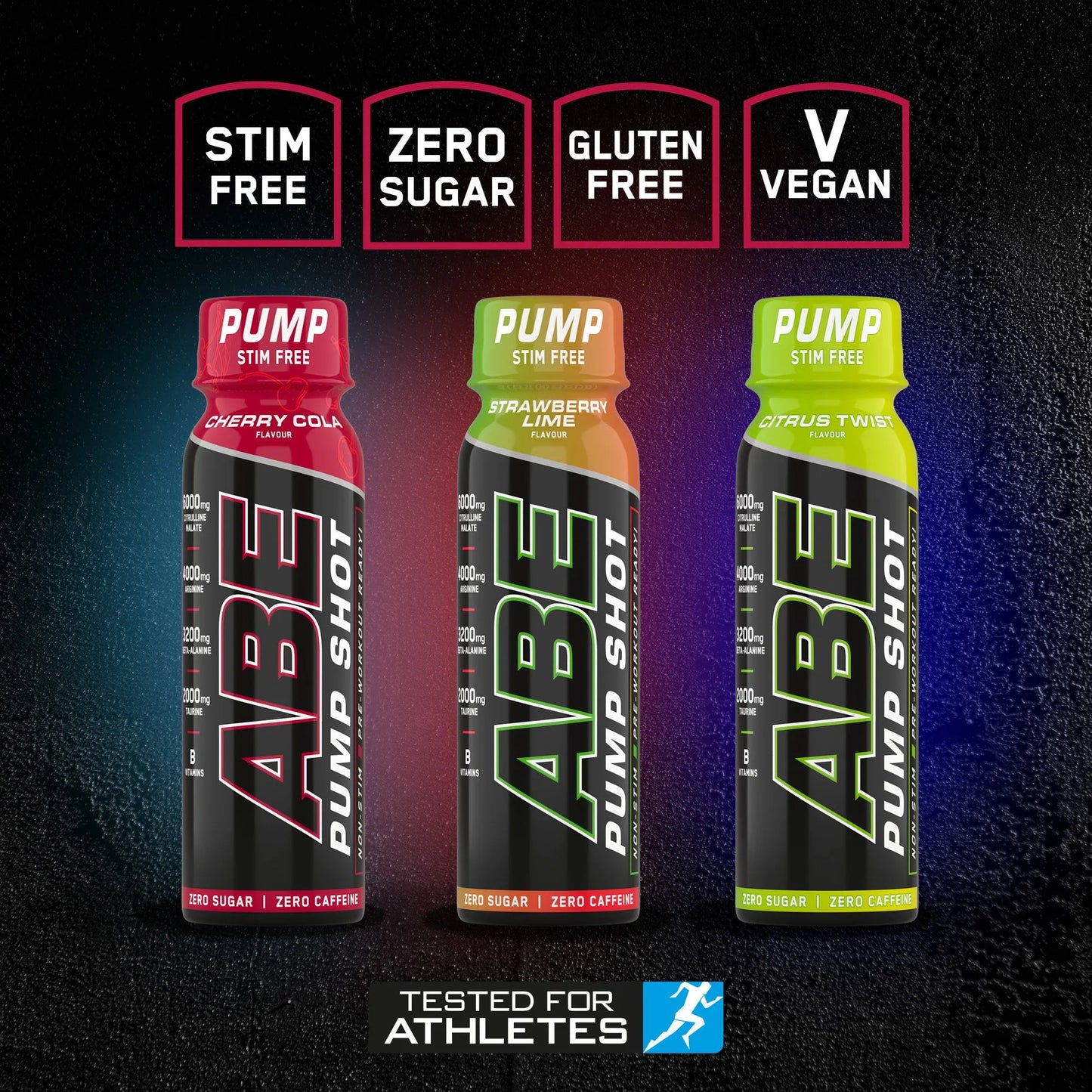 ABE Pump Pre Workout Shots - Stim Free