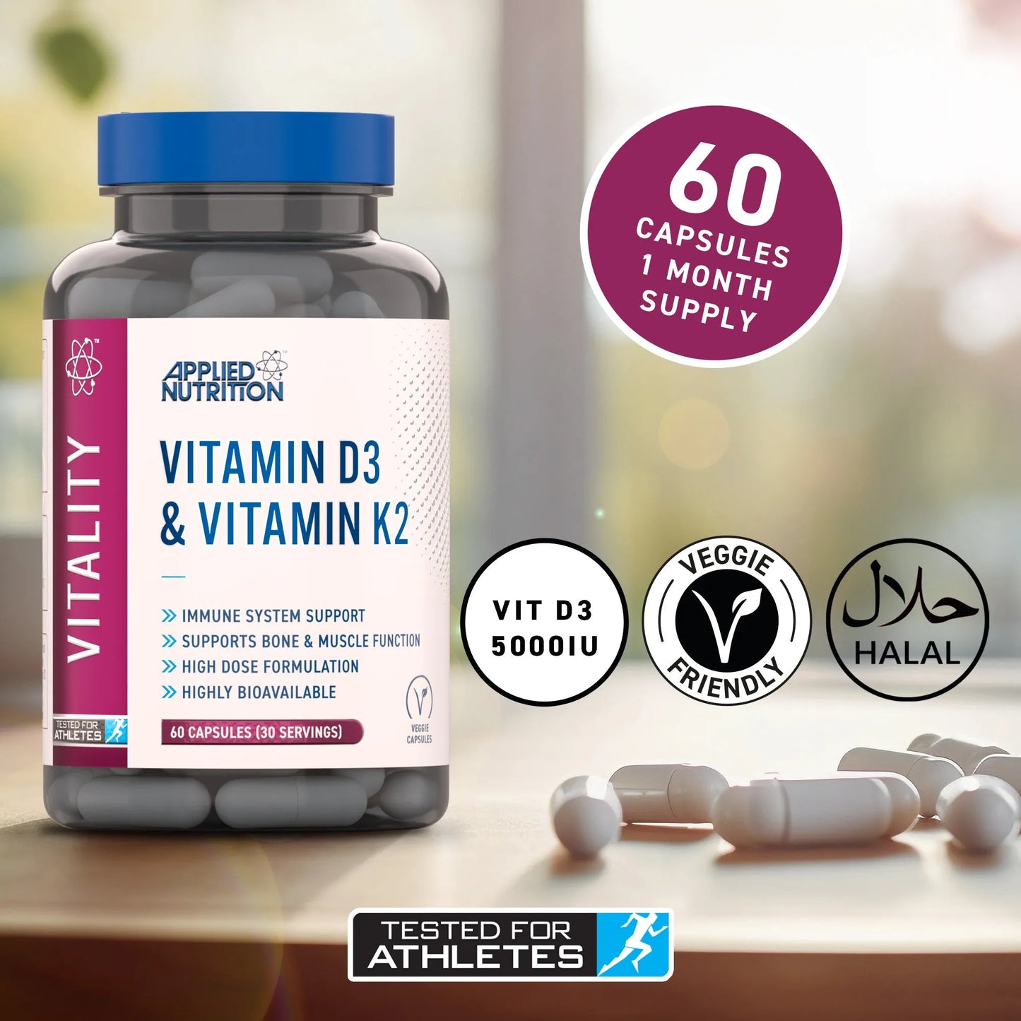 Vitamin D3 & K2