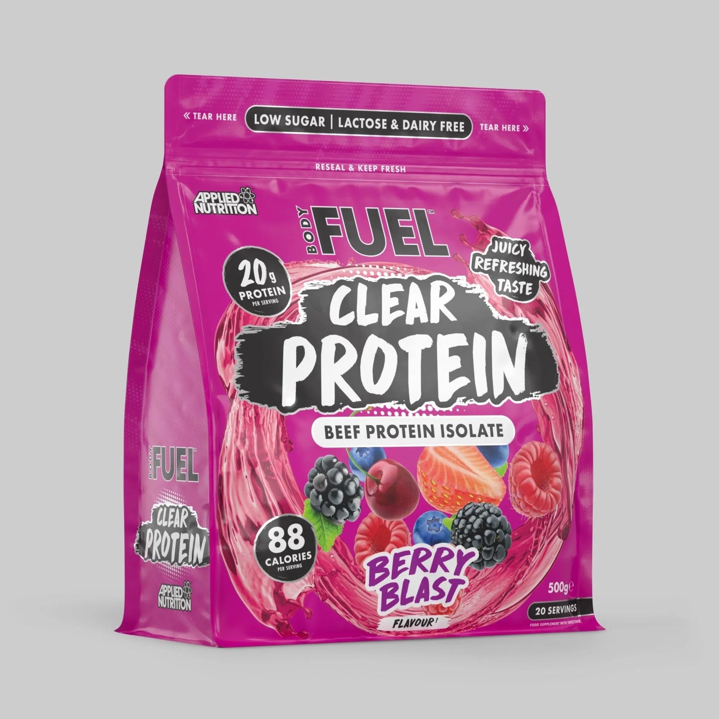 BODYFUEL Clear Beef Protein Isolate 500g (20 Servings)