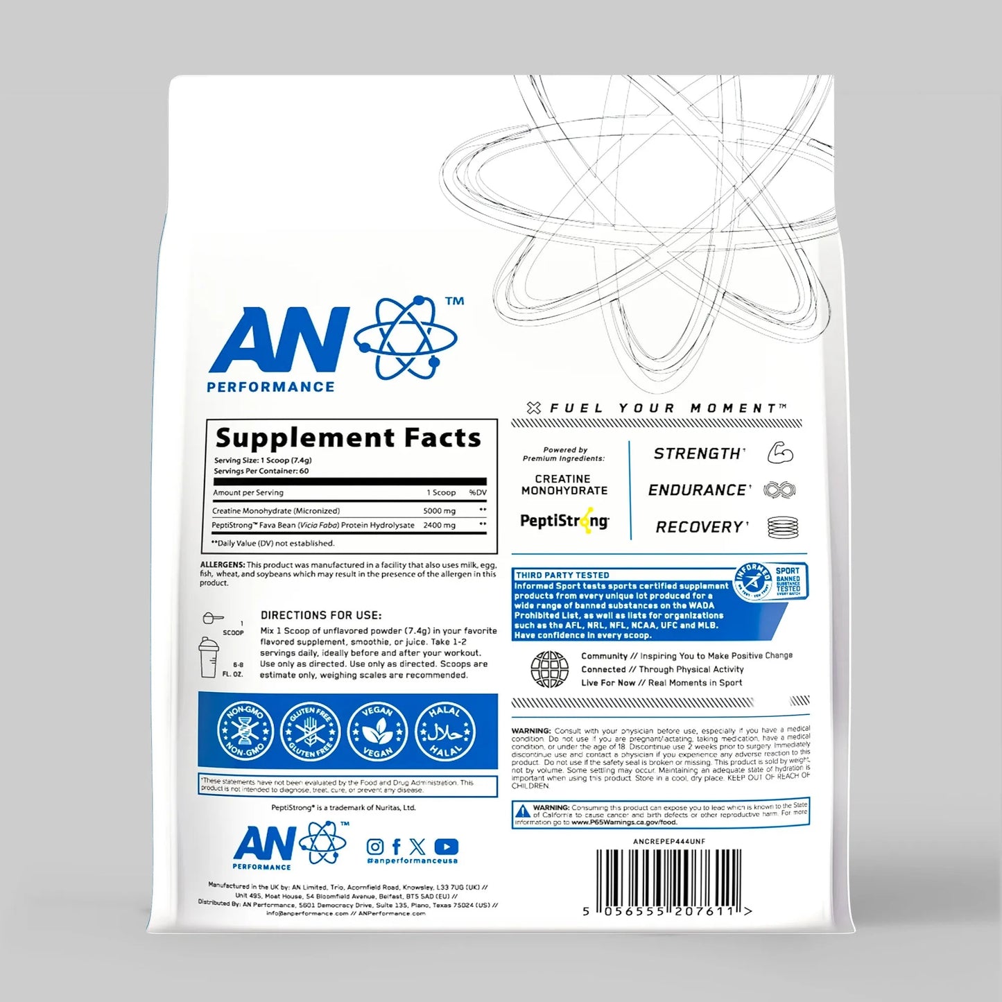 Creatine Monohydrate + Peptide