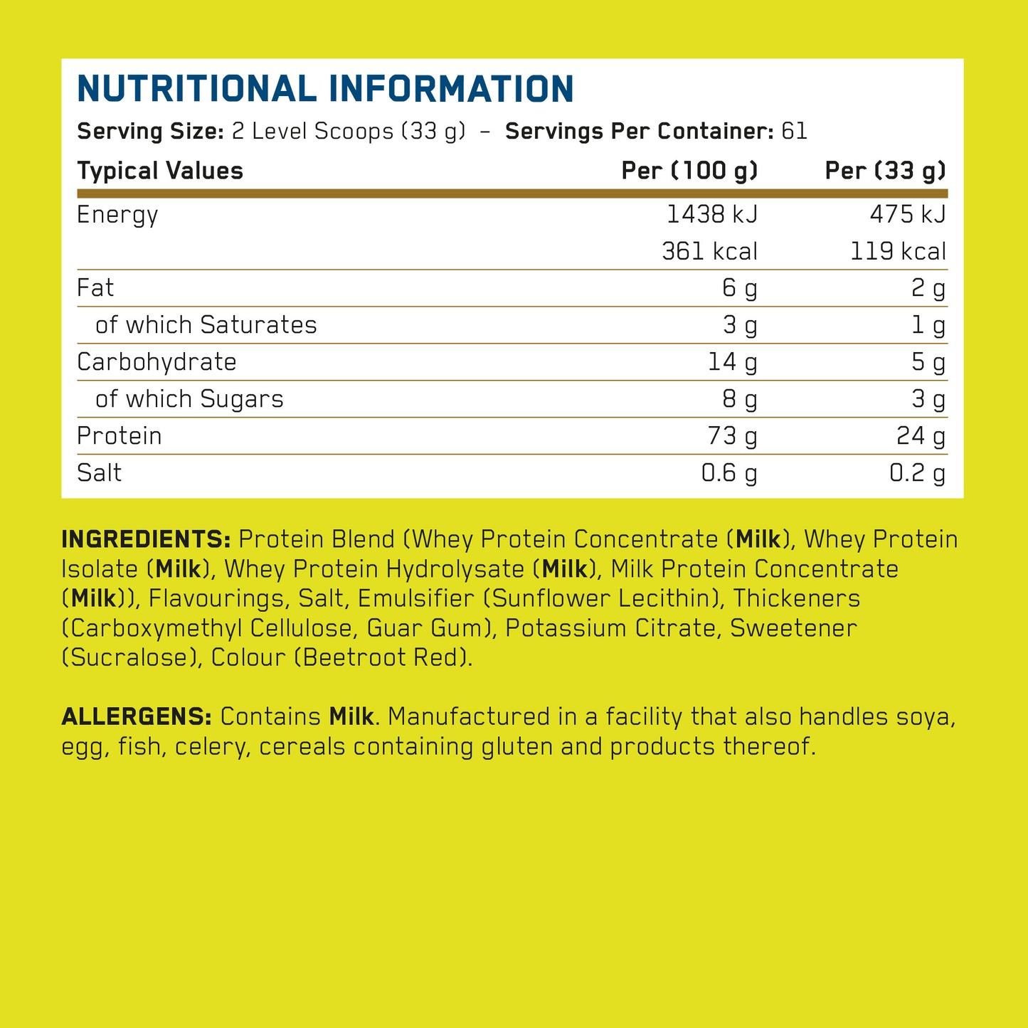 Critical Whey Protein