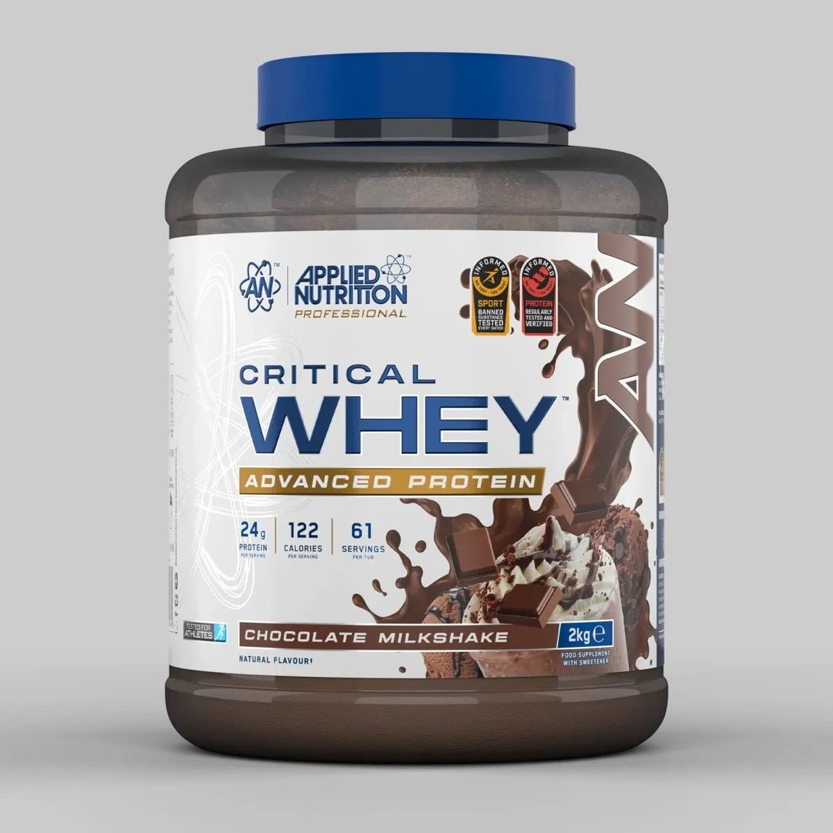 Critical Whey Protein 2kg Chocolate Milkshake Flavour