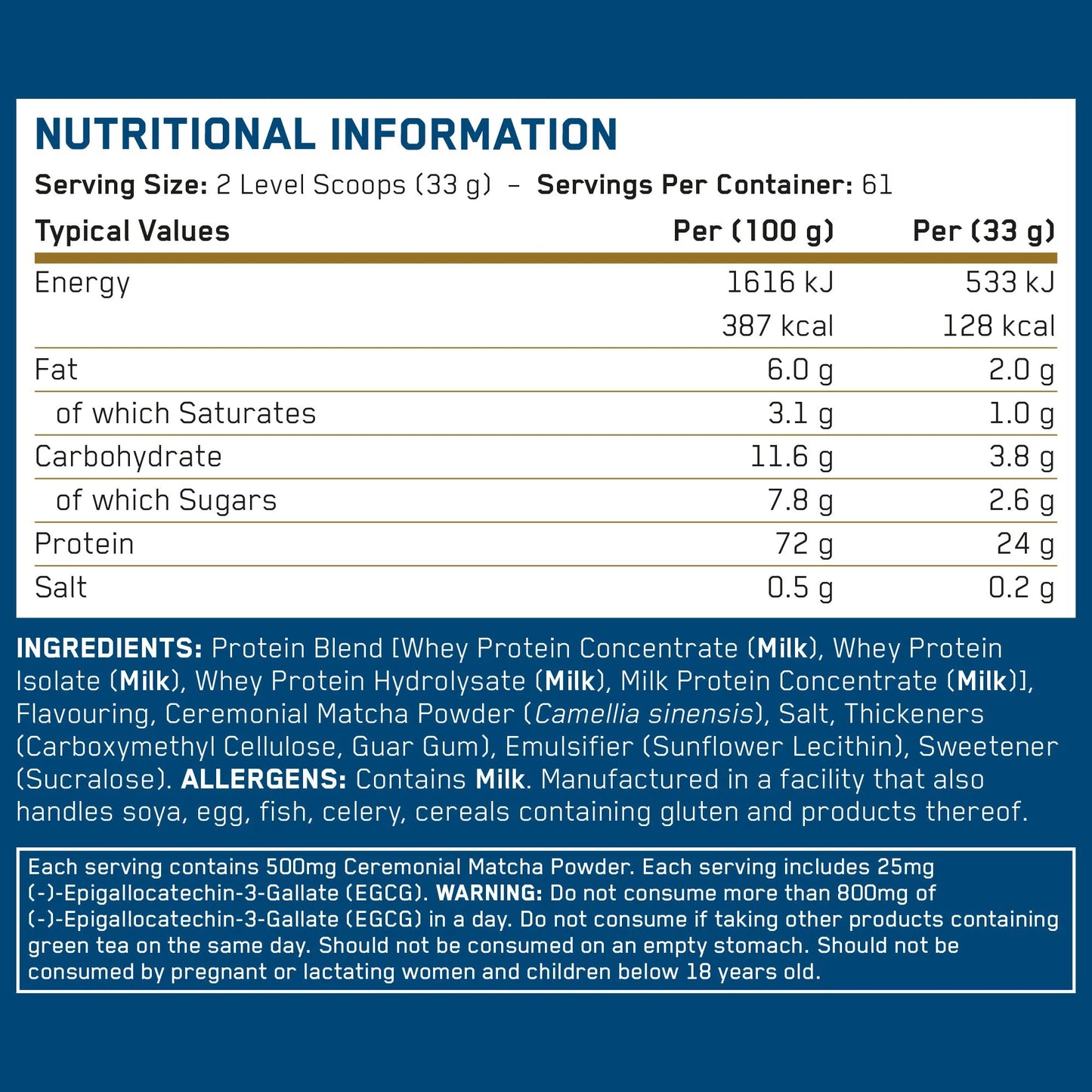 Critical Whey Protein