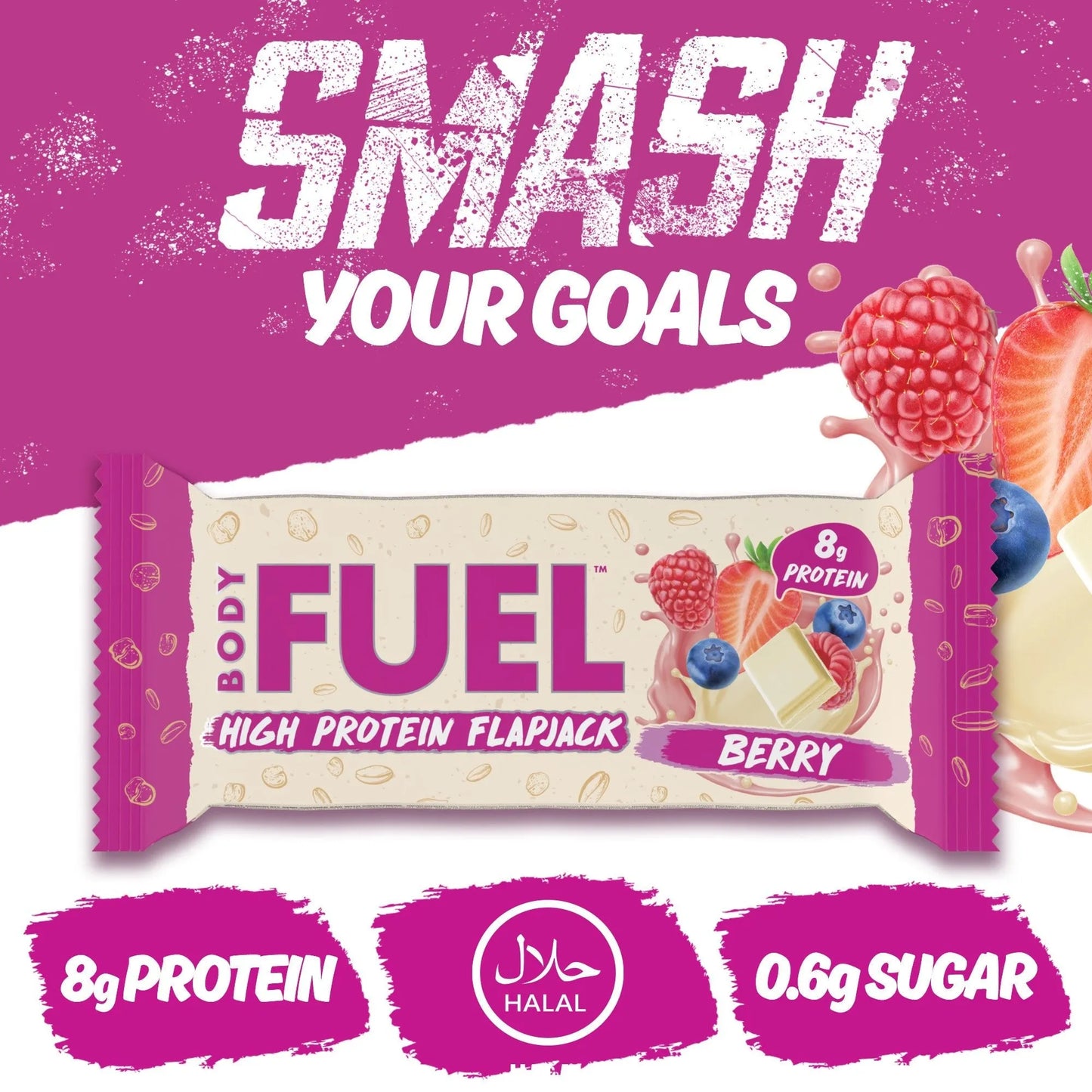 BODYFUEL™ High Protein Flapjack
