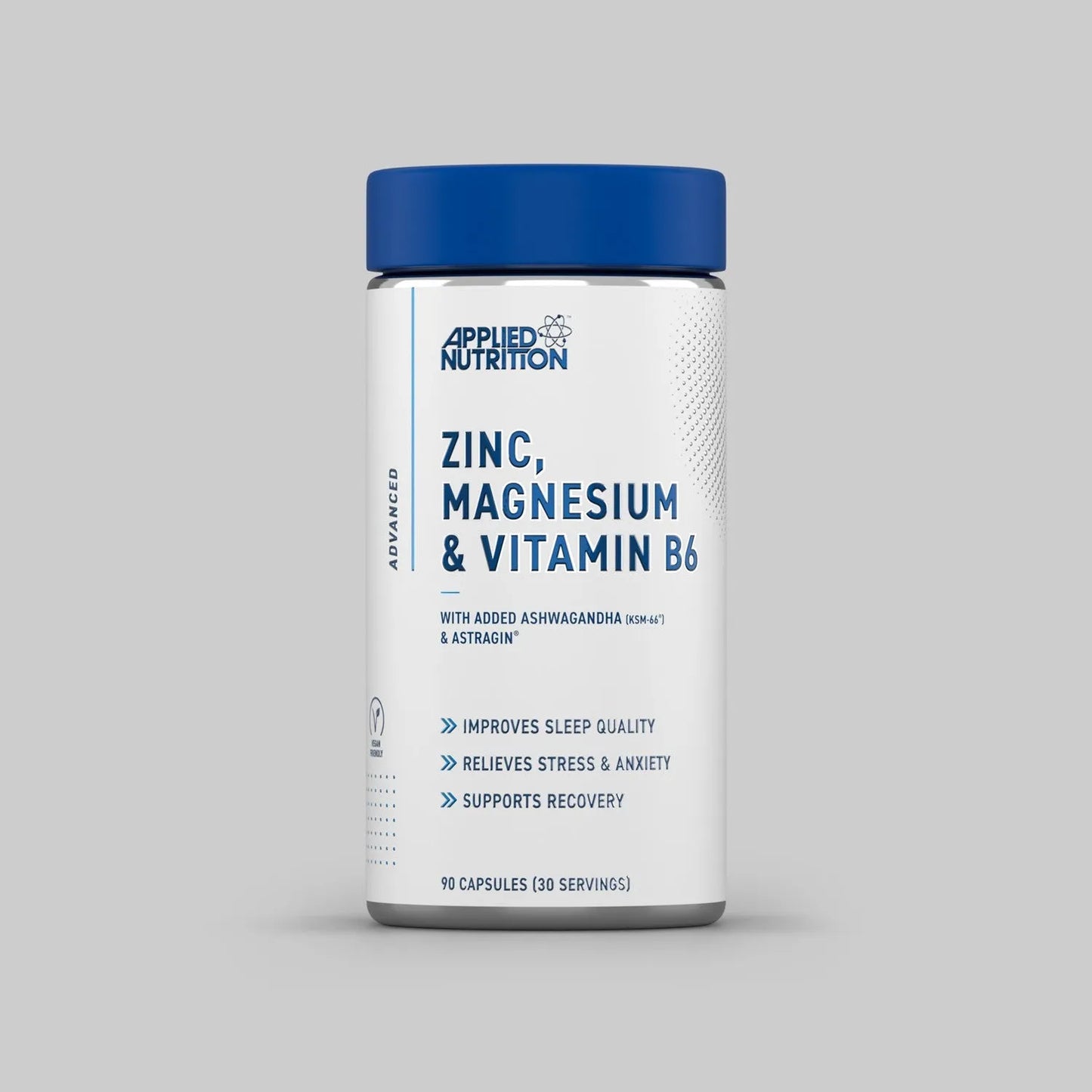Zinc, Magnesium & Vitamin B6 Capsules With Ashwagandha (ZMA)