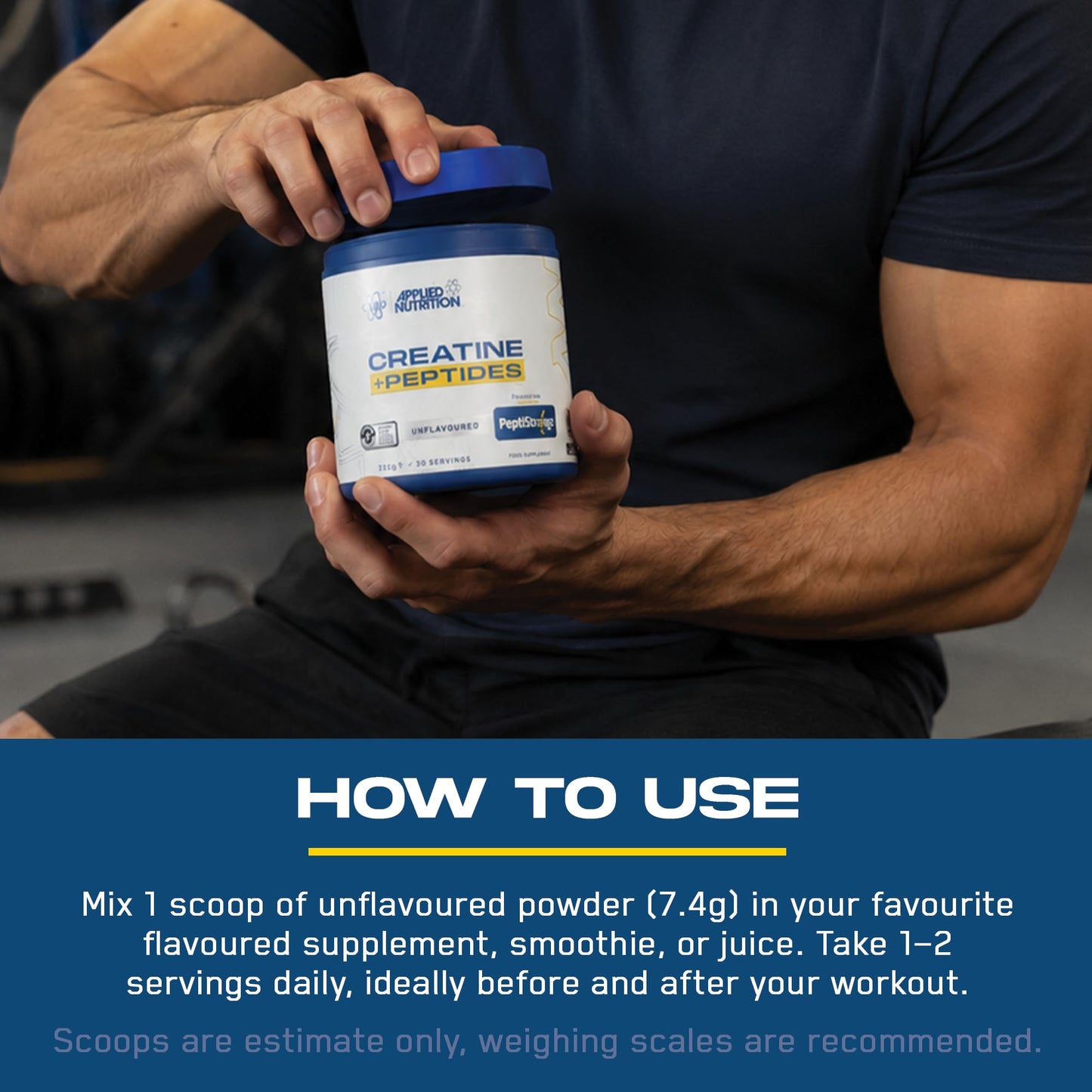 CREATINE + PEPTIDE 222G - UNFLAVOURED