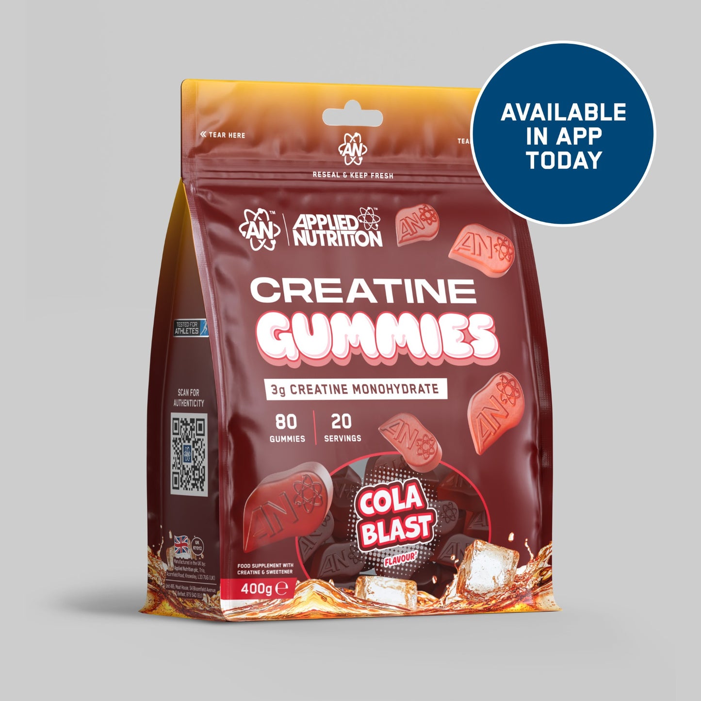 Creatine Monohydrate Gummies (20 Servings)
