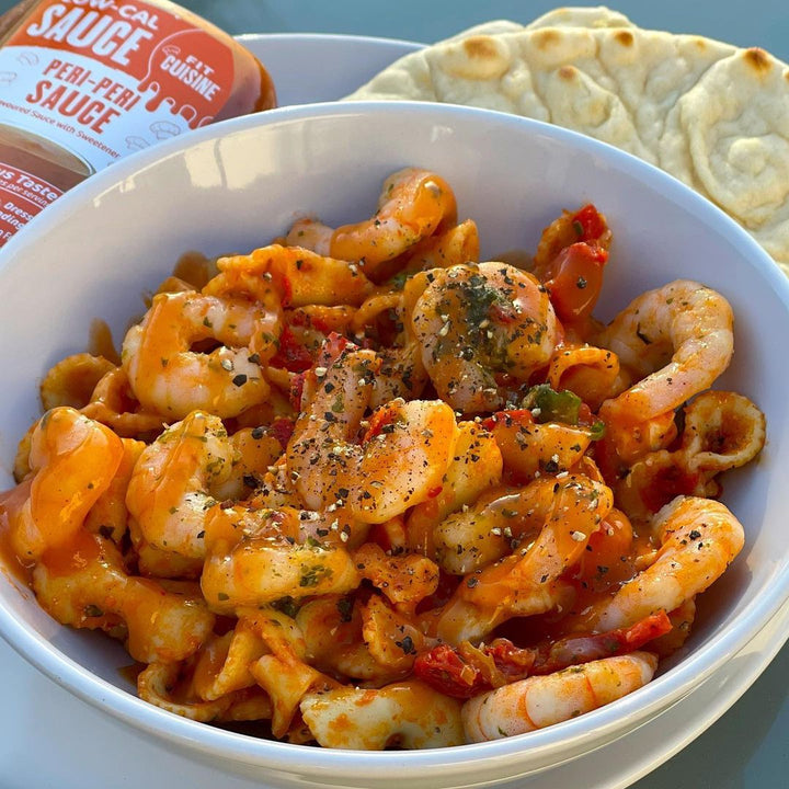 No Fuss Peri Peri Prawn Pasta