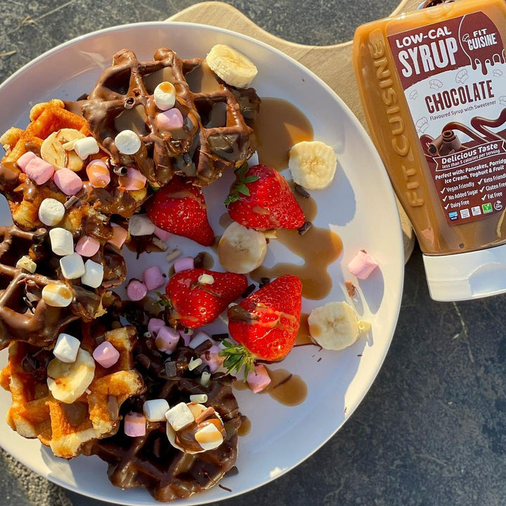 Chocolate Marshmallow Waffles