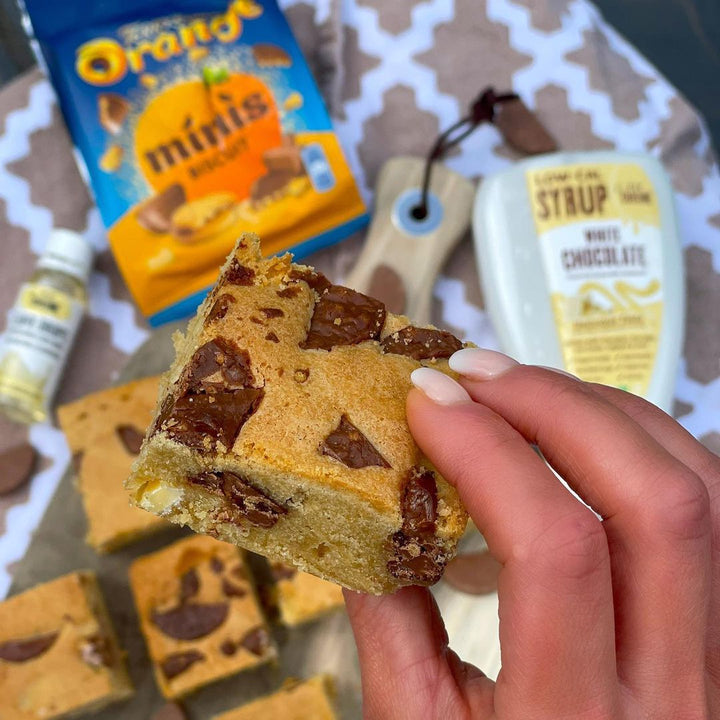 White Chocolate Orange Blondies