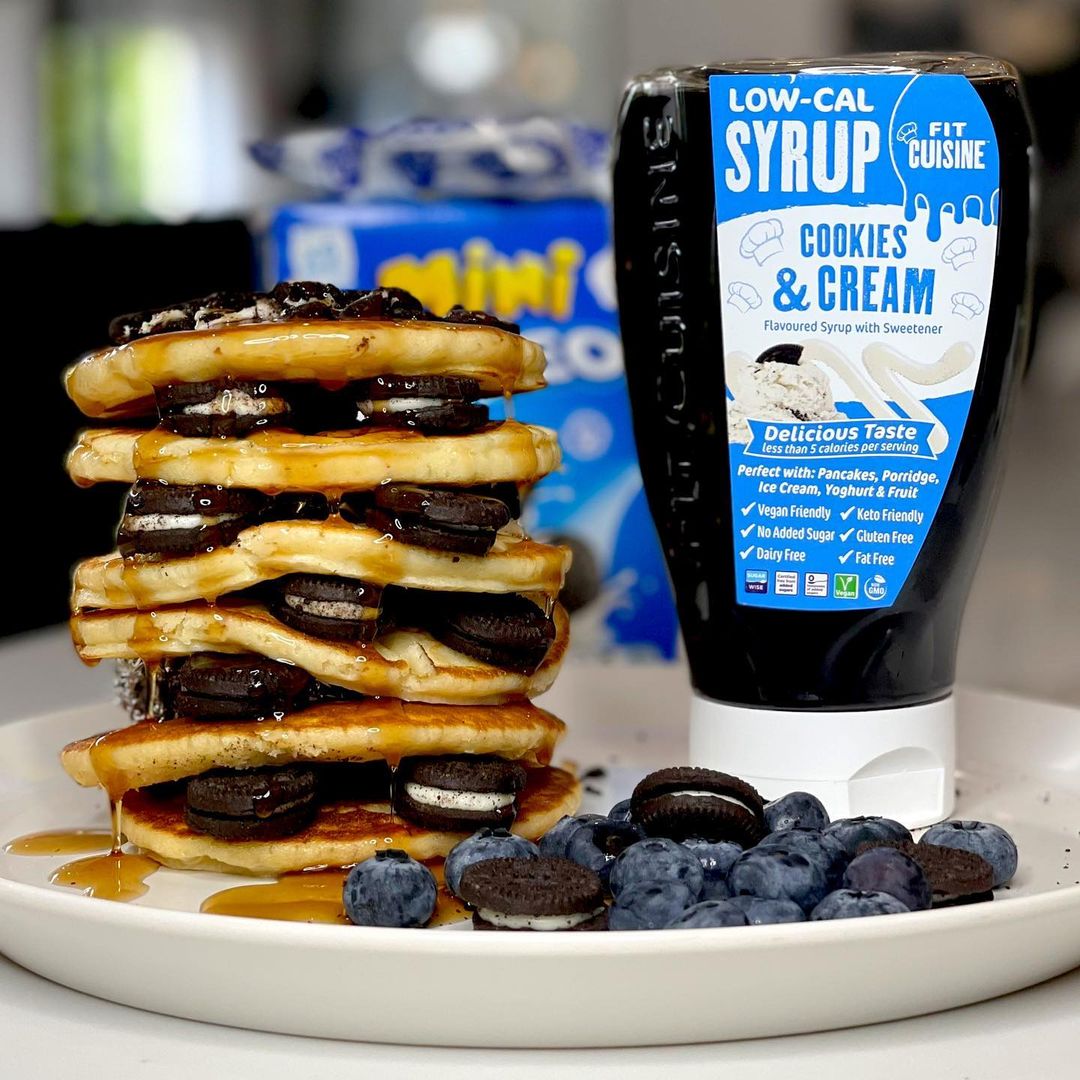 Cookies & Cream Protein Pancakes