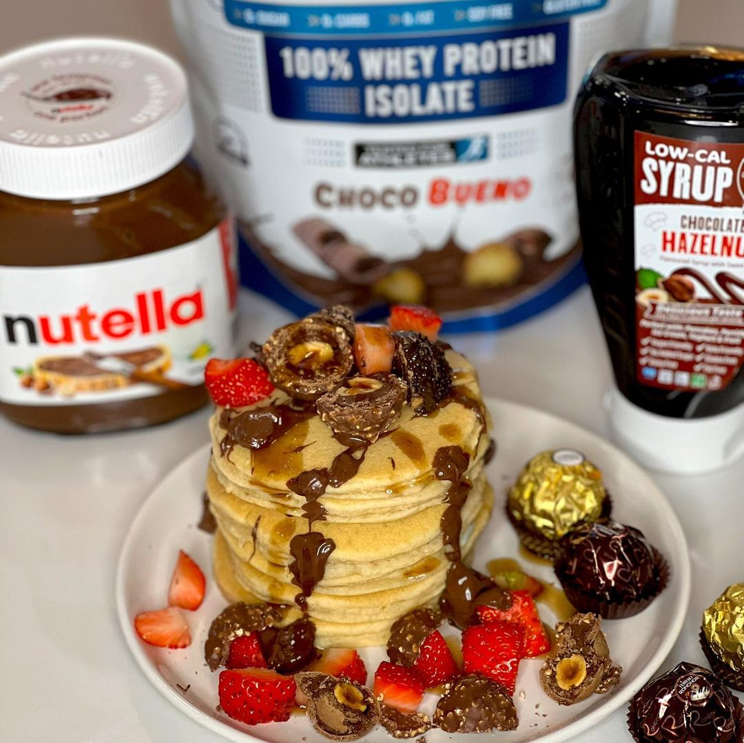 Kinder Rocher Pancakes