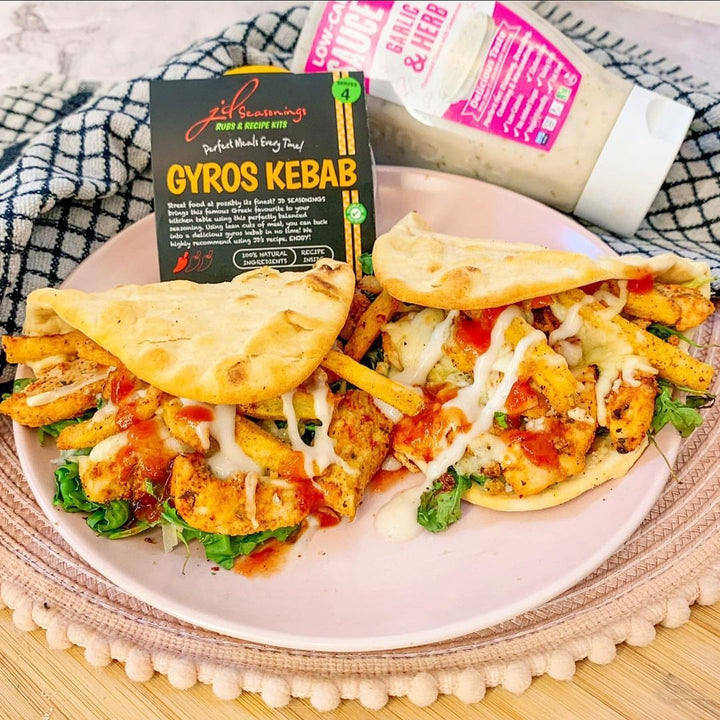 Gyro Flatbreads 🌯😋⁣