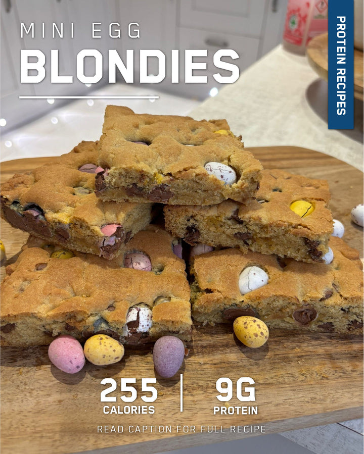 Mini Egg Protein Blondies