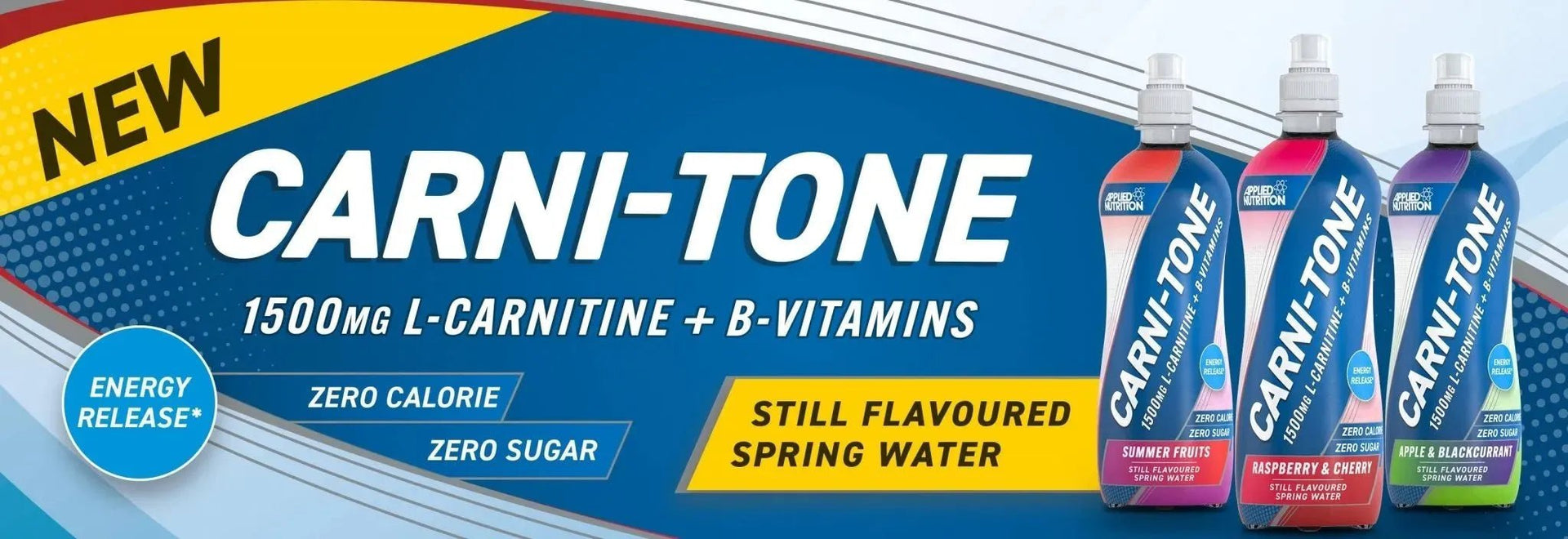 B Vitamins and L-Carnitine in new Carni-Tone Sports Drink Applied Nutrition plc B Vitamins and L-Carnitine in new Carni-Tone Sports Drink Applied Nutrition plc