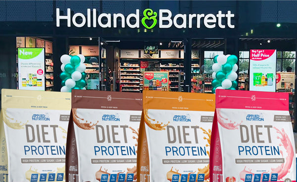 Four Flavours of Diet Whey Protein Now at Holland and Barrett