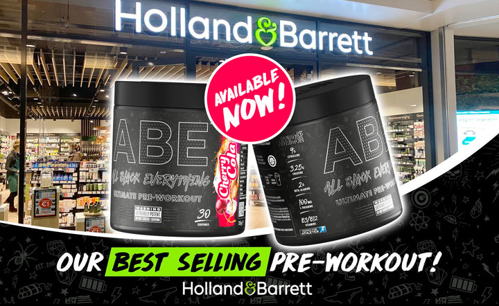 ABE Pre-Workout Now available at Holland and Barrett