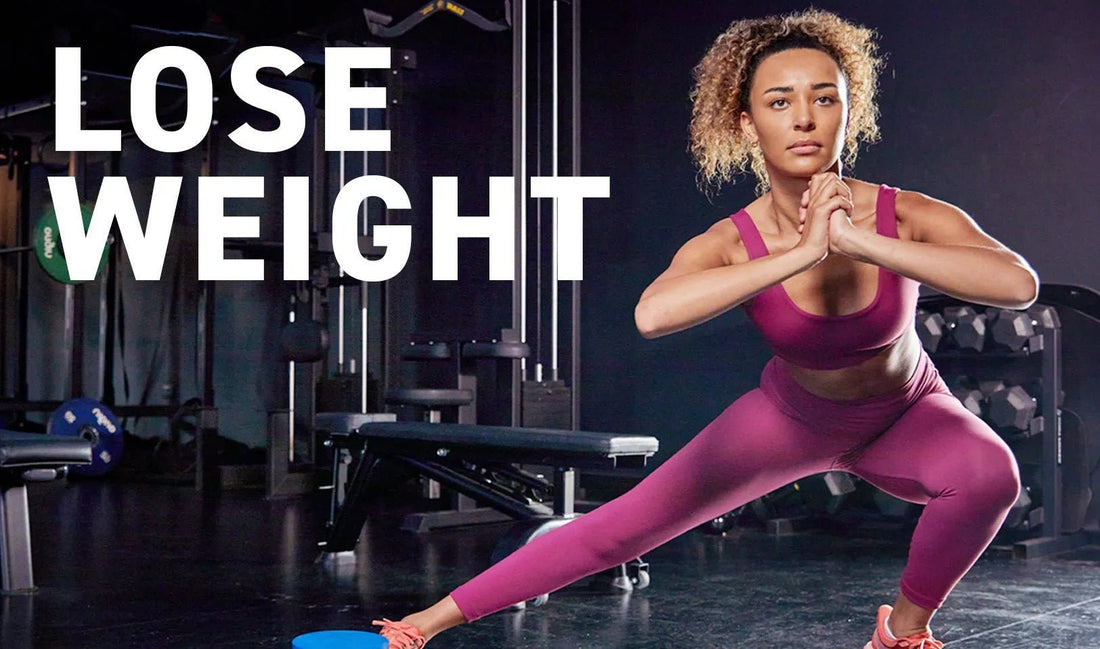Woman doing strength training in a gym