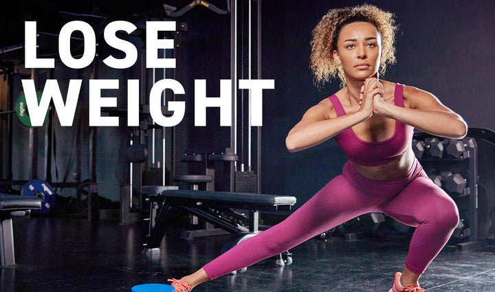 Woman doing strength training in a gym