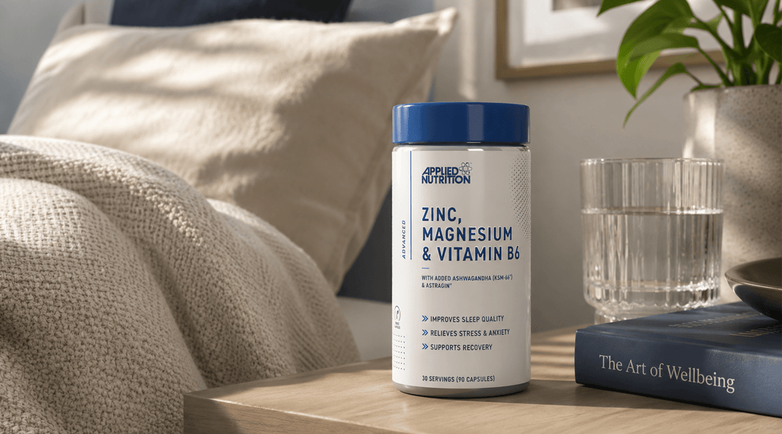 Wellness Essentials: Applied Nutrition Zinc, Magnesium, Vitamin B6 and Ashwagandha (ZMA)