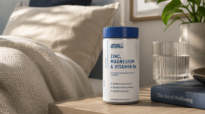 Wellness Essentials: Applied Nutrition Zinc, Magnesium, Vitamin B6 and Ashwagandha (ZMA)