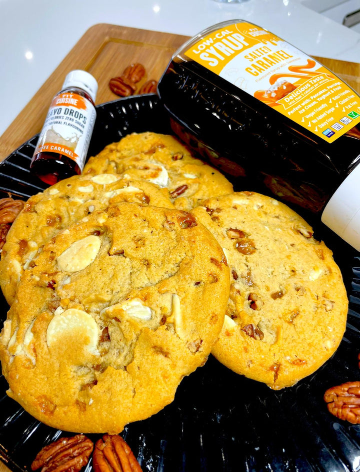 Salted Caramel Pecan Cookies