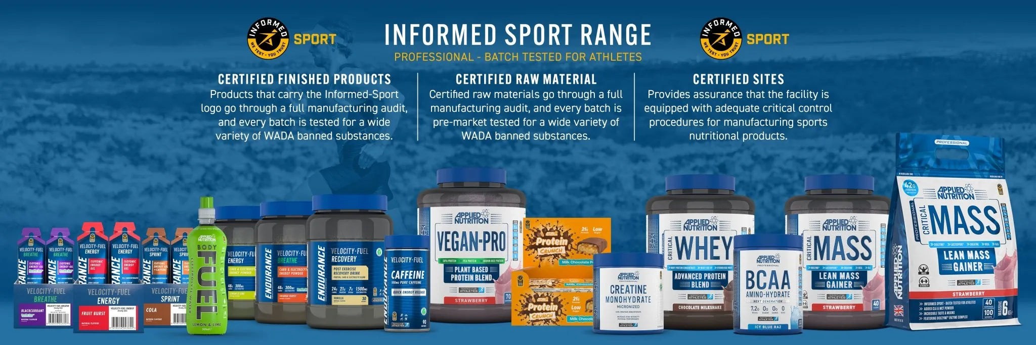 Informed Sport - Batch Tested - Applied Nutrition plc
