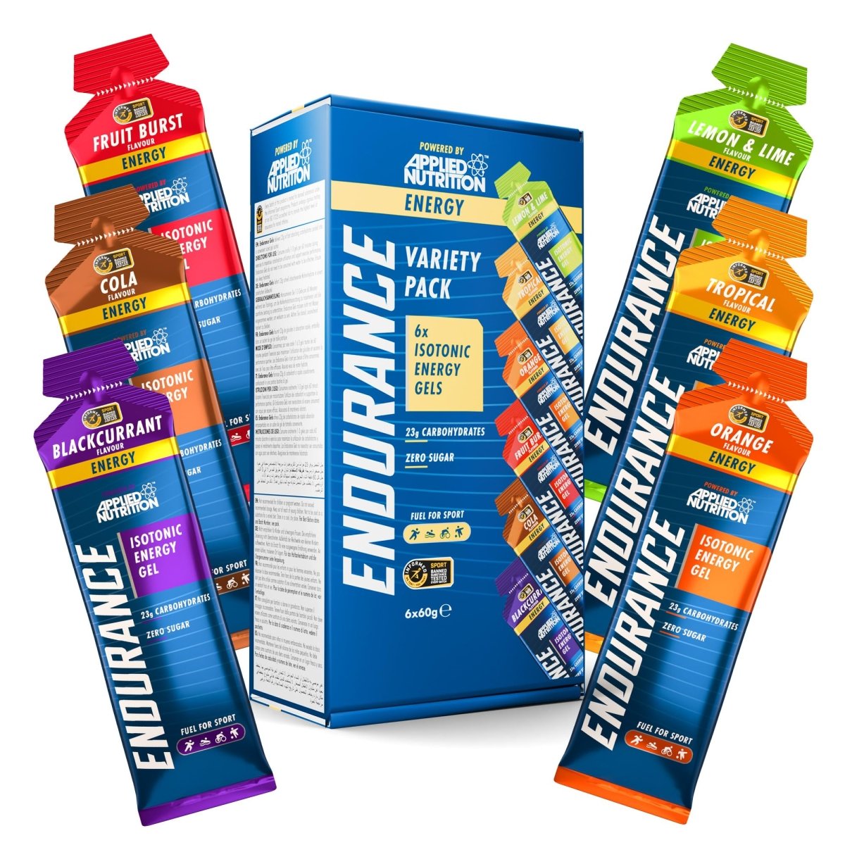 6 PACK - GEL ENDURANCE VARIETY - ENERGY