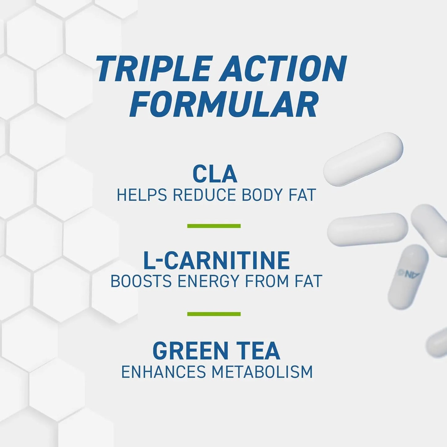 CLA + L-Carnitine & Green Tea Capsules