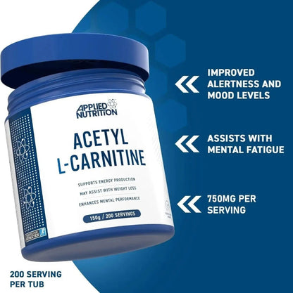 Acetyl L-Carnitine 150g -  Premium Performance Compound