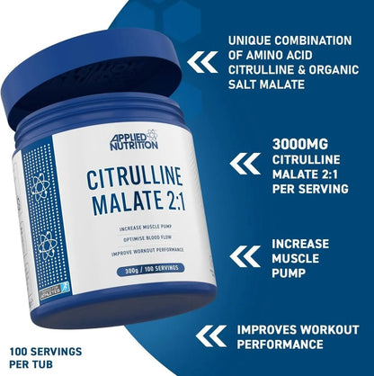 Citrulline Malate 300g -  Premium Performance Amino Acid Combo