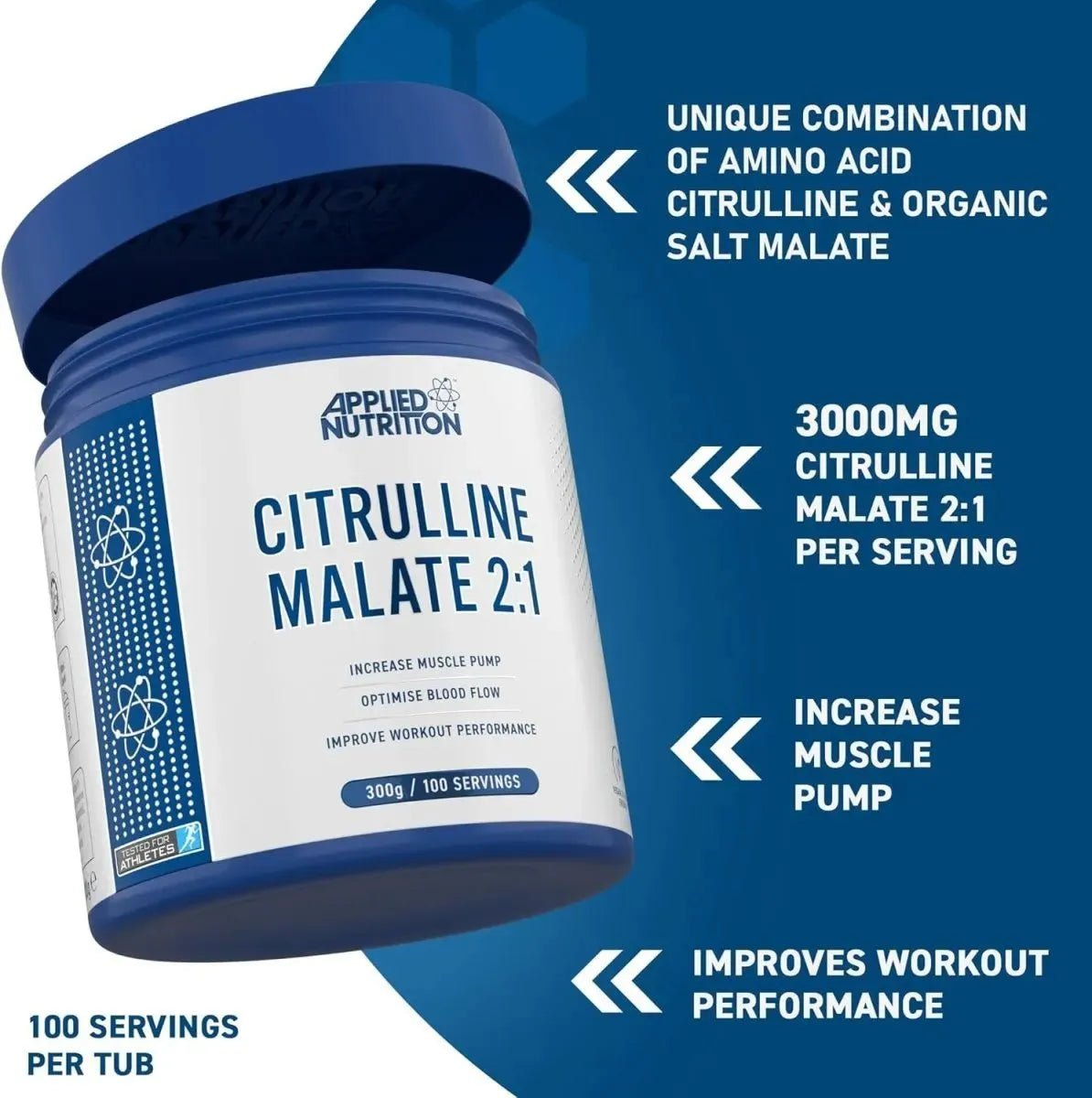 Citrulline Malate 300g -  Premium Performance Amino Acid Combo