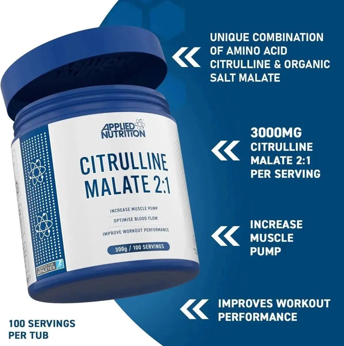 Citrullin-malát 300g - Premium Performance Amino Acid Combo