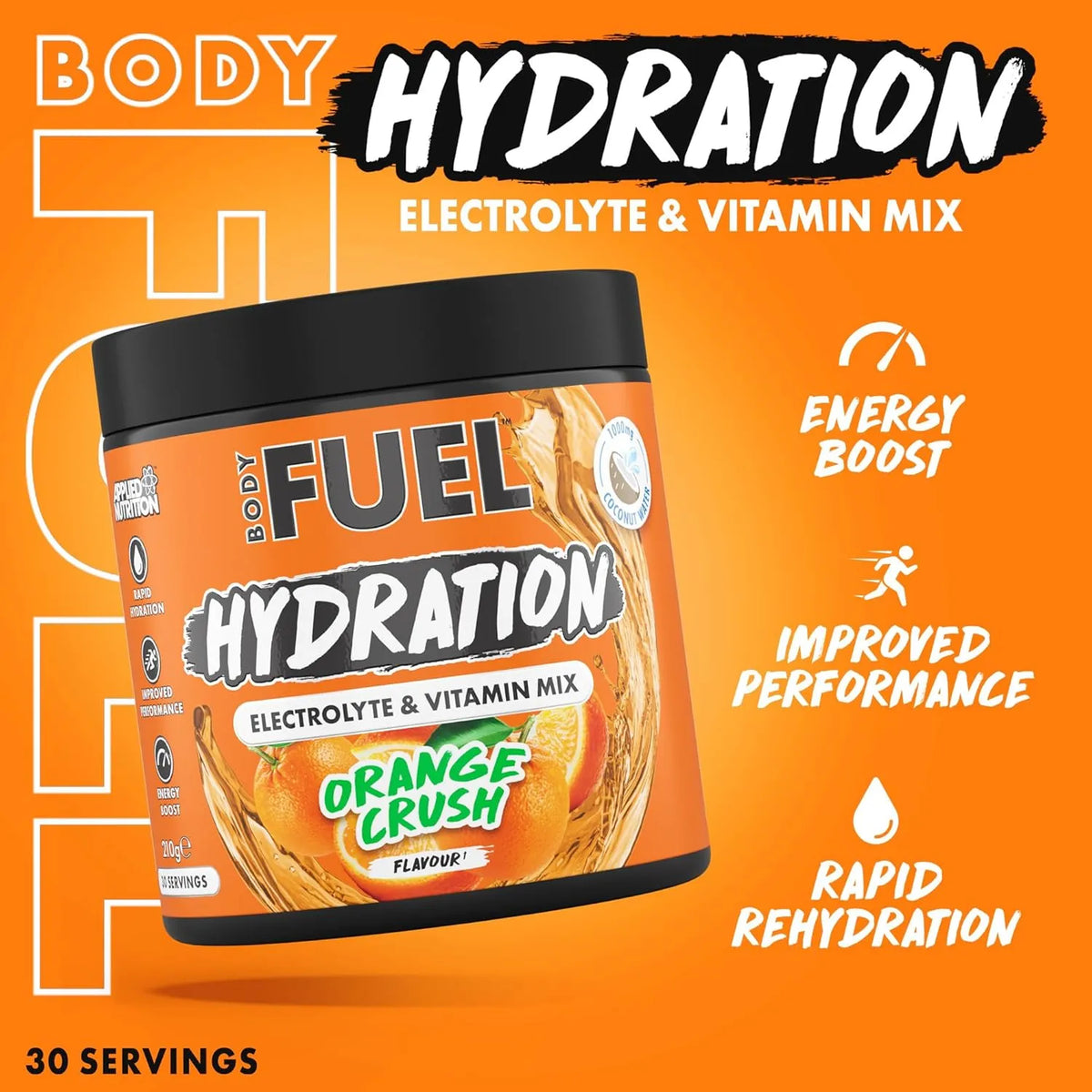 Body Fuel Powder BodyFuel™ Hydration Electrolyte & Vitamin Powder – Applied Nutrition plc