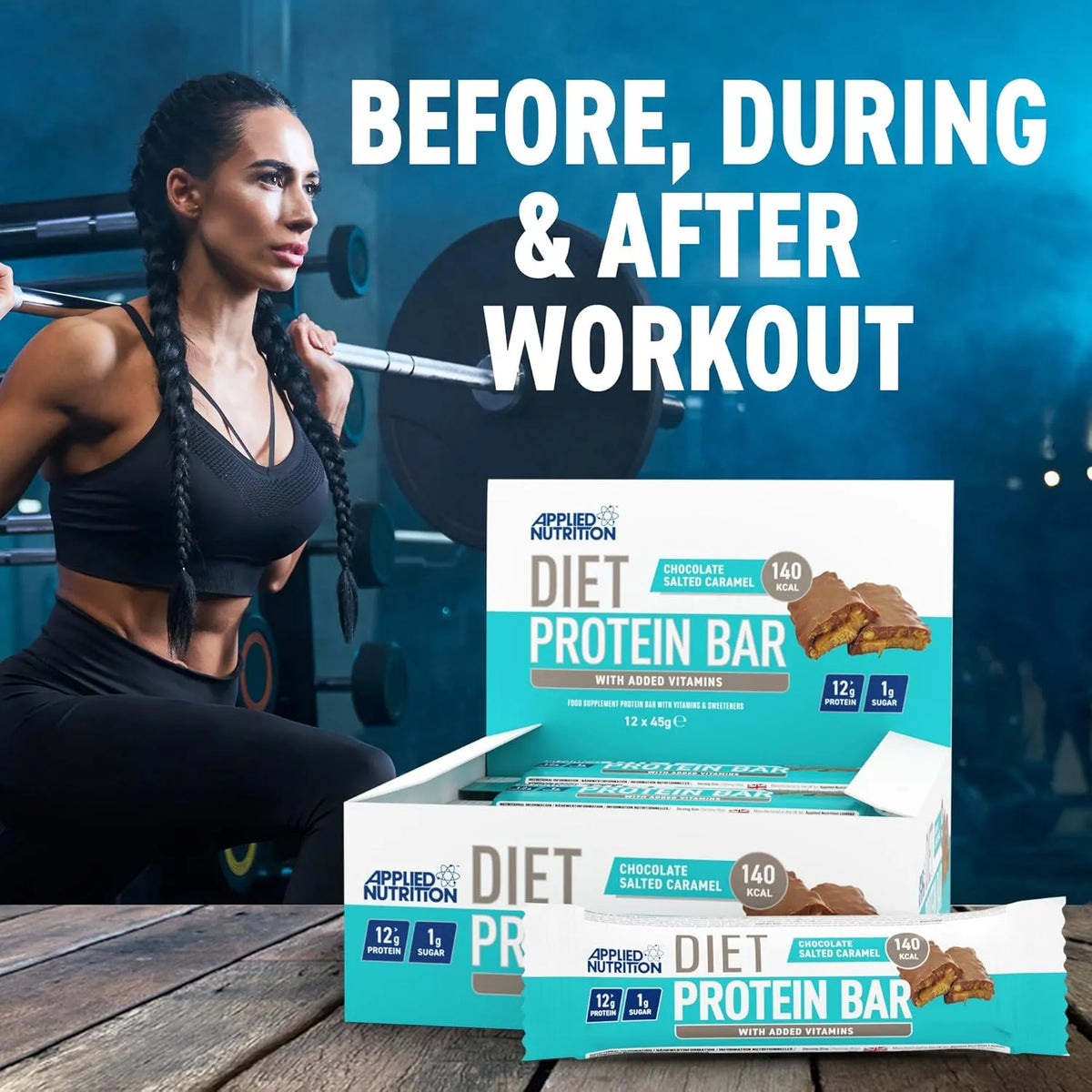 Fast Protein Bar Diet Protein Bar | Low Sugar High Protein Bar | Applied Nutrition ...