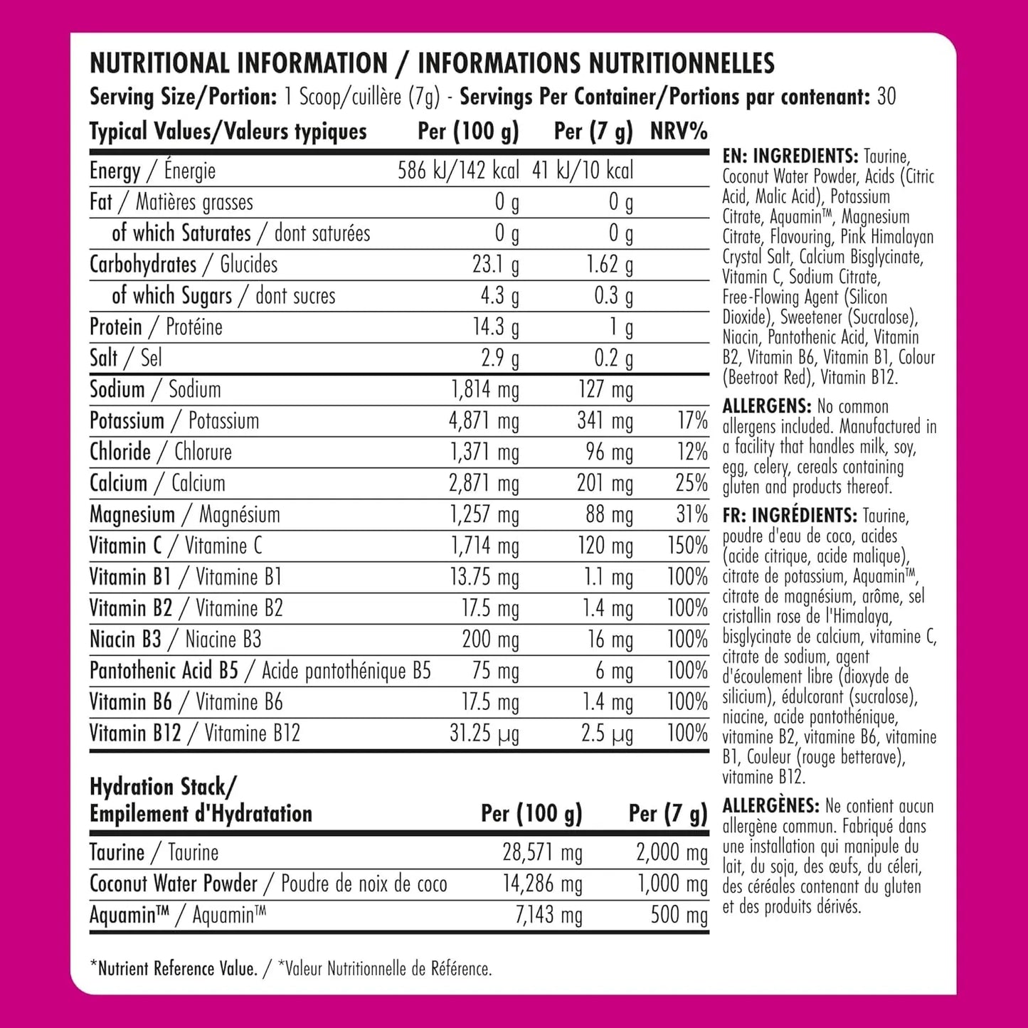BodyFuel™ Hydration Electrolyte & Vitamin Powder
