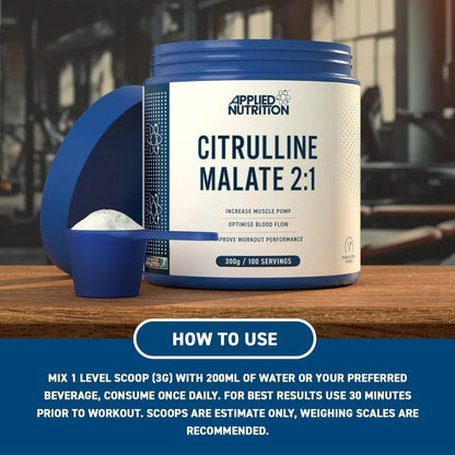 Citrulline Malate 300g -  Premium Performance Amino Acid Combo