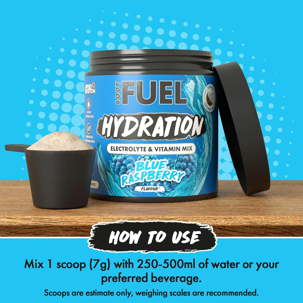 Body Fuel Powder BodyFuel™ Hydration Electrolyte & Vitamin Powder | Applied Nutrition ...
