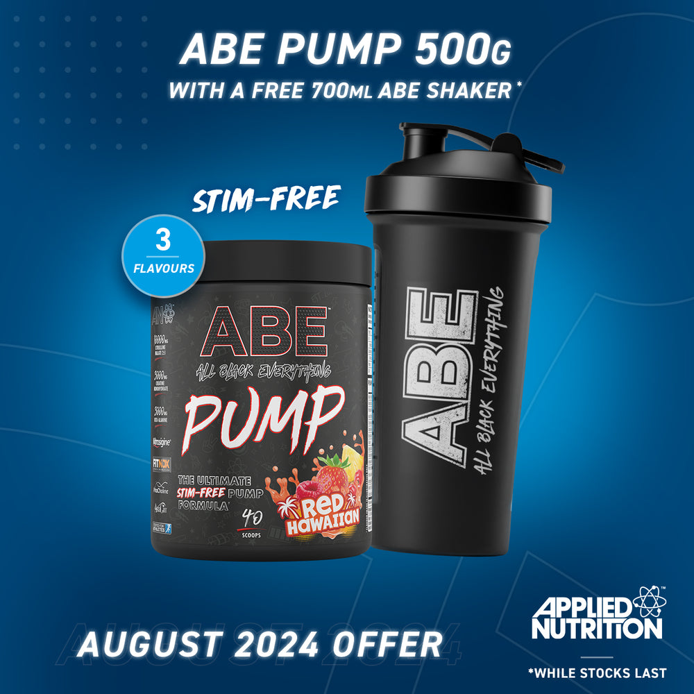 ABE Pump - Zero Stim Pre-Workout (500g) – Applied Nutrition Ltd