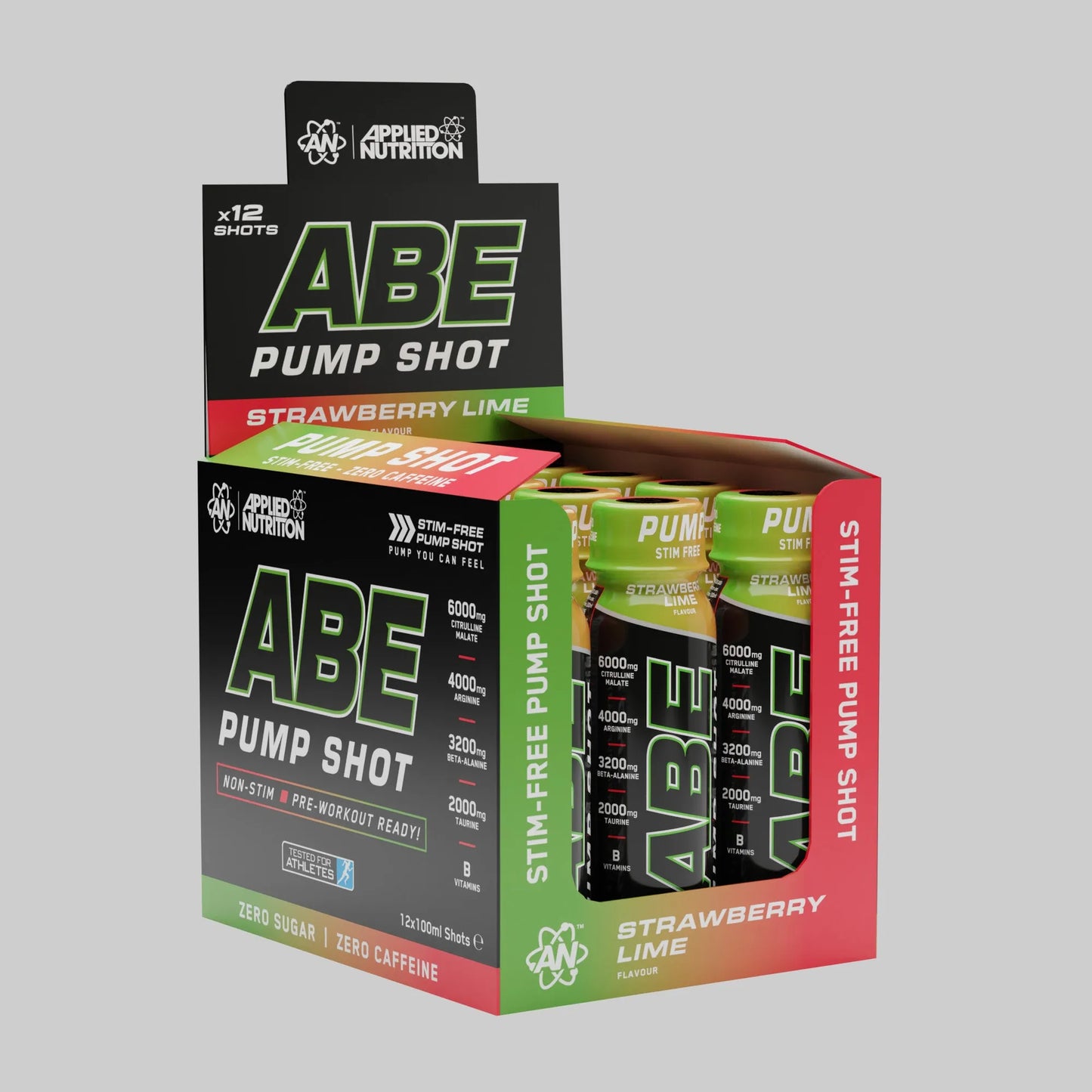 ABE Pump Pre Workout Shots - Stim Free