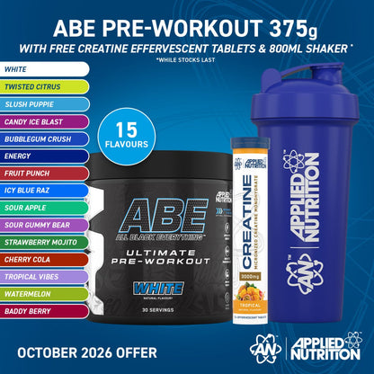 ABE All Black Everything – Extrem wirksames Pre-Workout-Pulver