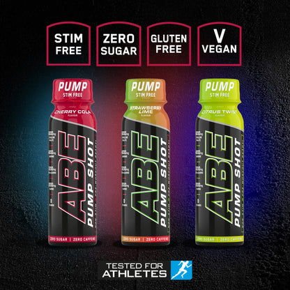 ABE Pump Pre Workout Shots - Stim Free