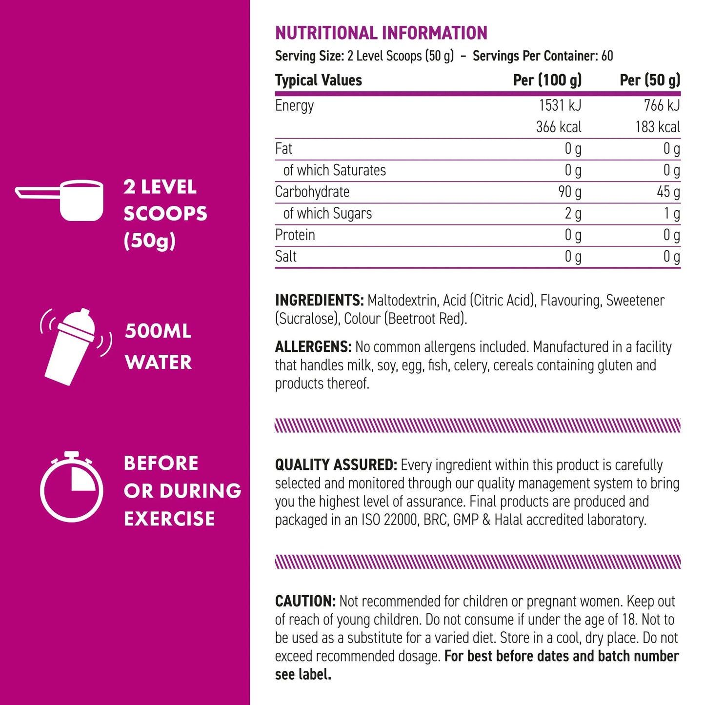 BodyFuel™ CarboFuel - Carbohydrate Powder