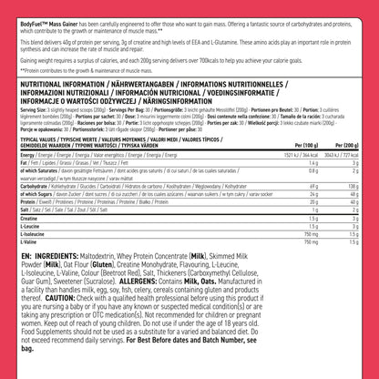 BODYFUEL™ Mass Gainer