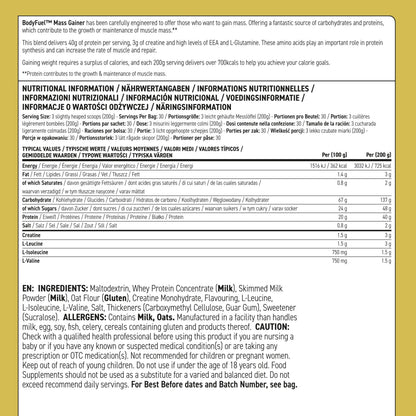 BODYFUEL™ Mass Gainer