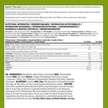 BODYFUEL™ Mass Gainer